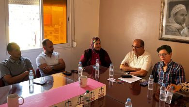 صورة اجتماع تقييمي لخلية التسجيل باللوائح الانتخابية لحزب الاستقلال بعمالة طنجة-أصيلة