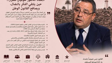 صورة الأستاذ الدكتور سوفيان مسرار… حين يلتقي الفكر بالنضال،ويصافح القانونُ… الوطن
